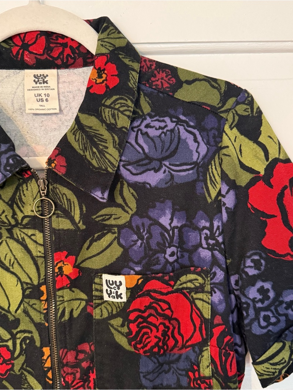 Lucy and Yak Ragan Jumpsuit floral - Picture 2 of 5
